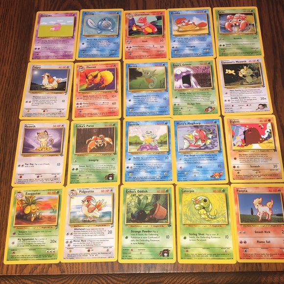 Pokémon cards Accessories - Vintage 1995 Pokémon cards